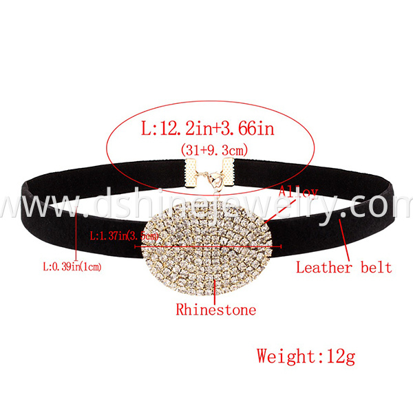 Crystal Stone Statement Luxury Choker